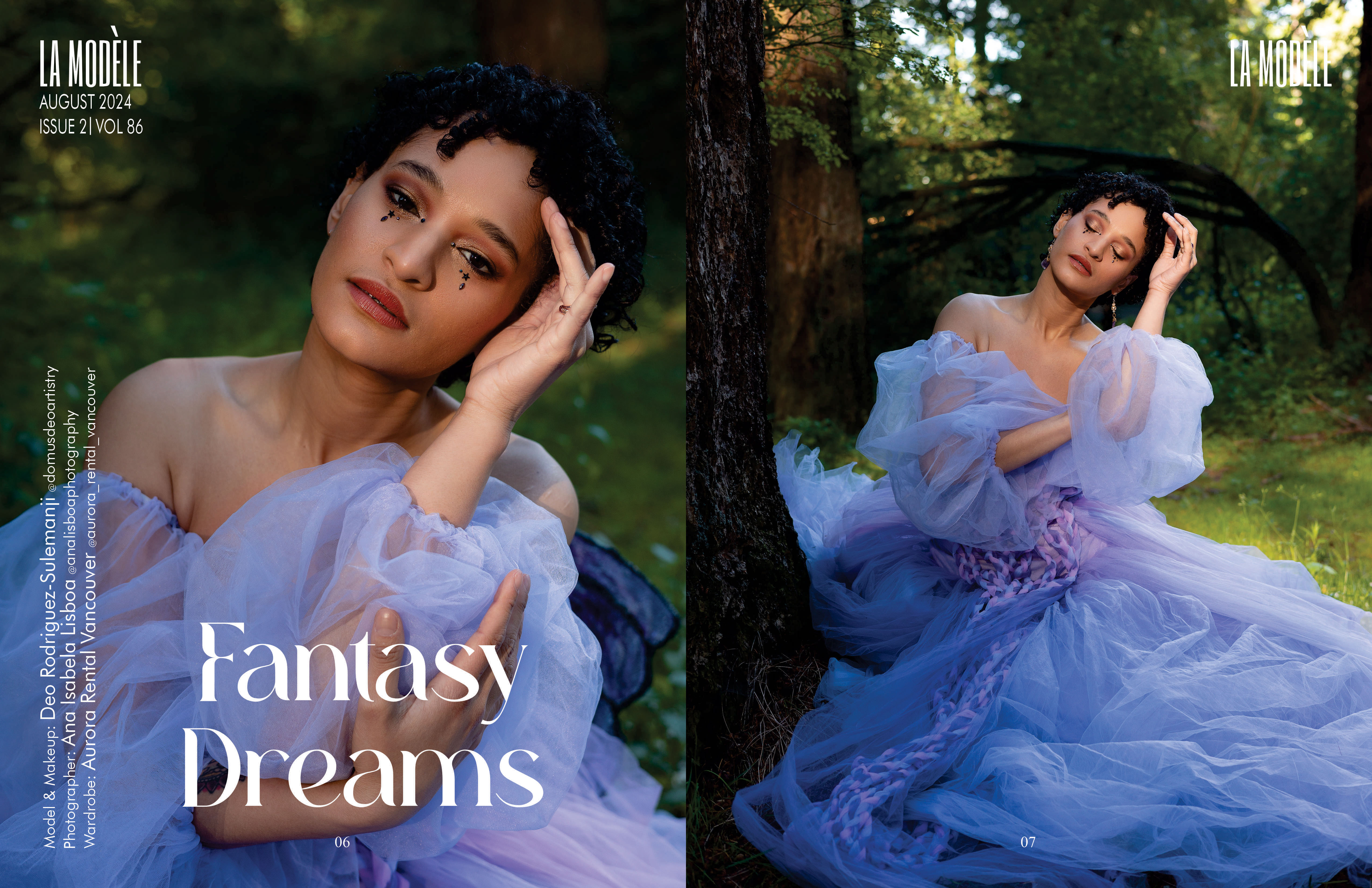 1st publication, April, 2024 for LaModele USA magazine