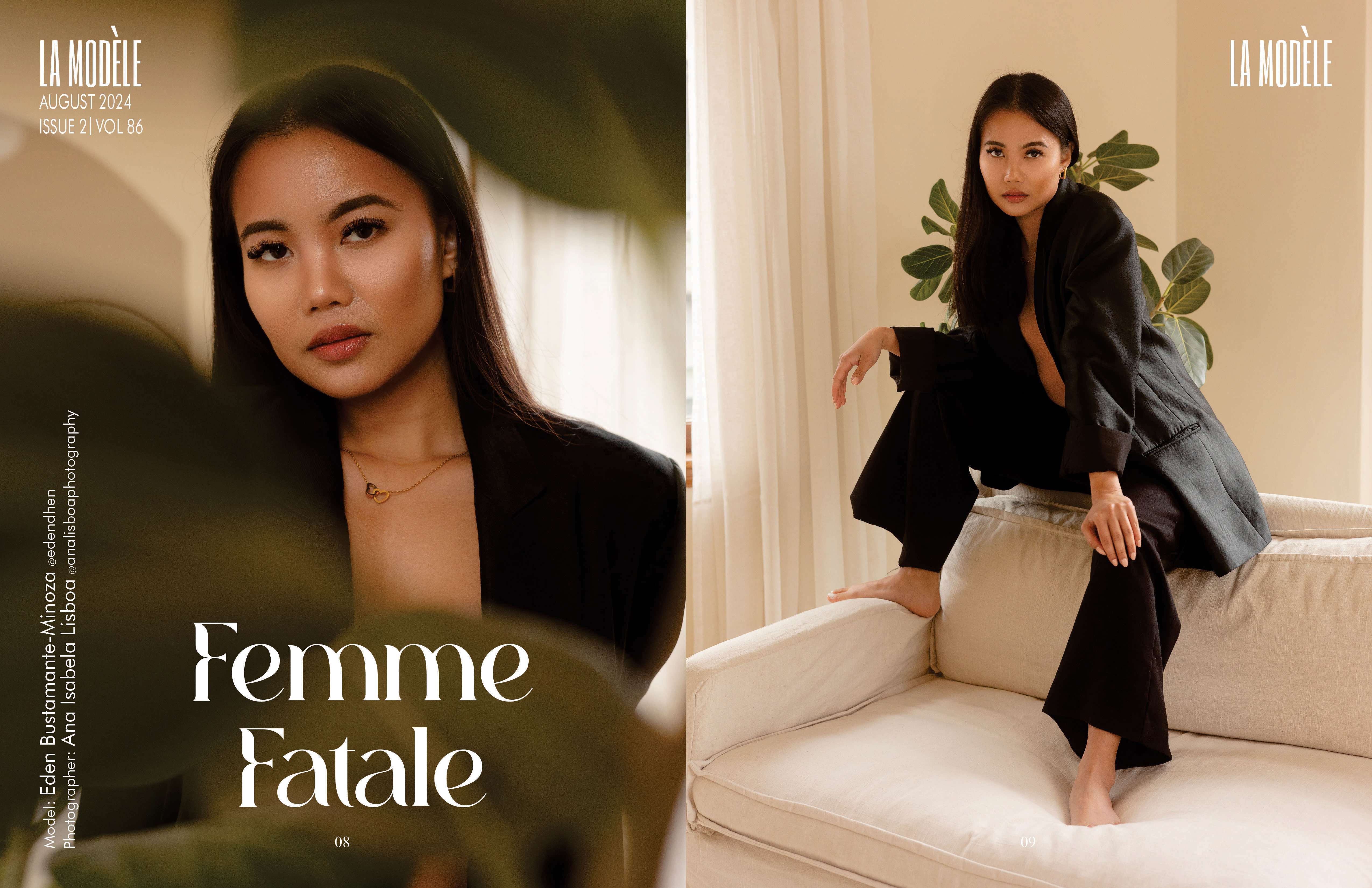 1st publication, April, 2024 for LaModele USA magazine